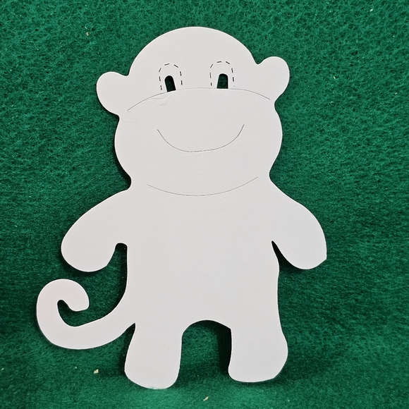 Sizzix Bigz Die Animal Dress Ups Monkey #655438 - Picture 7 of 11